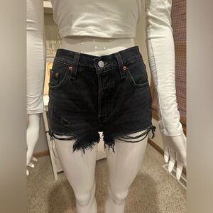 Women’s Levi Denim Jean Shorts - Size 24